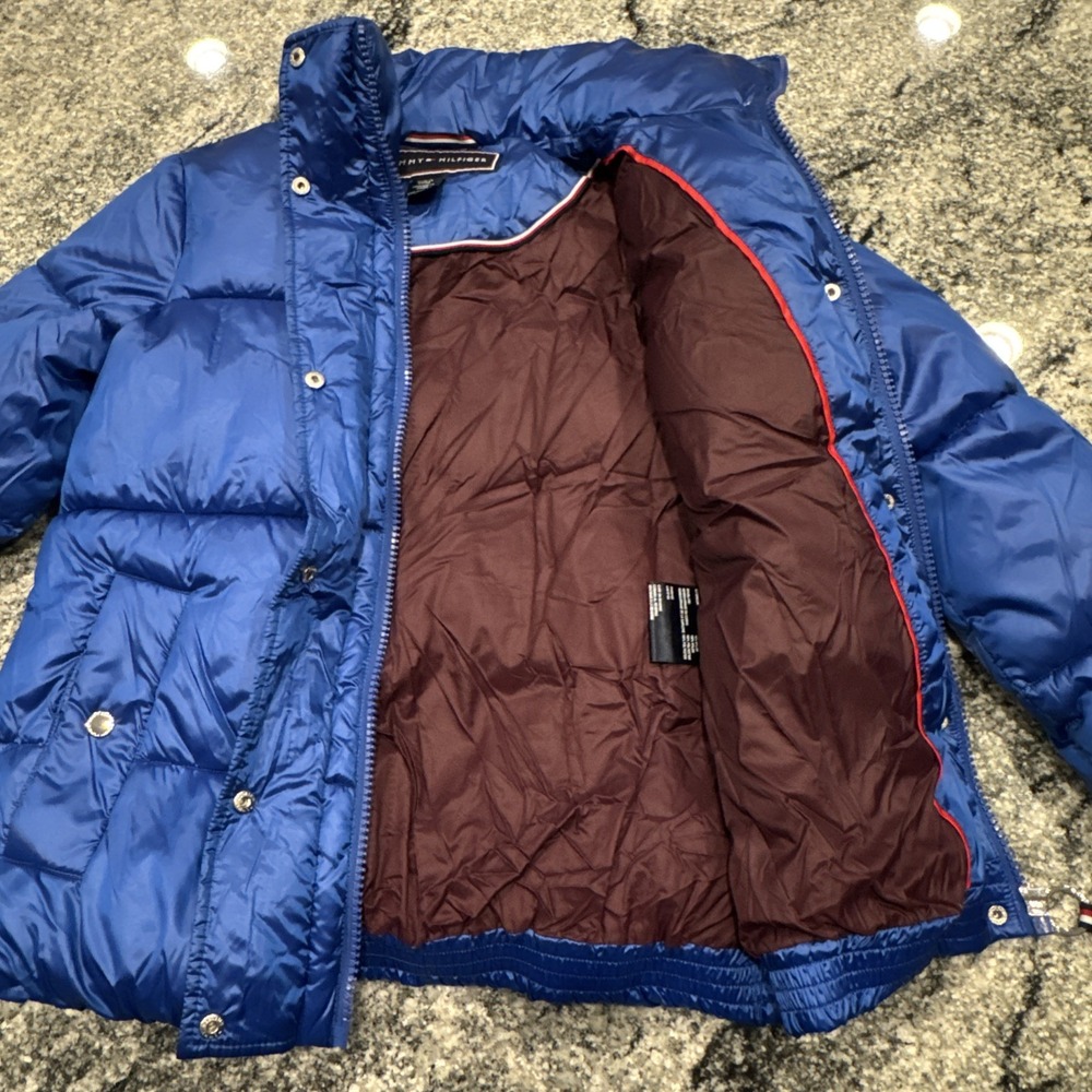 Tommy Hilfiger Down Women's Size‎ XXS Blue Puffer Jacket Great Shape - Picture 13 of 16